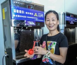 drinking warm water in China