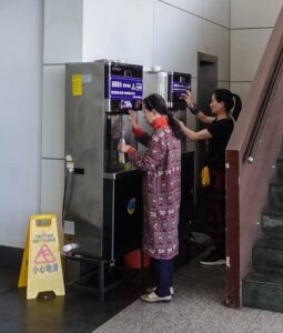 drinking water in china