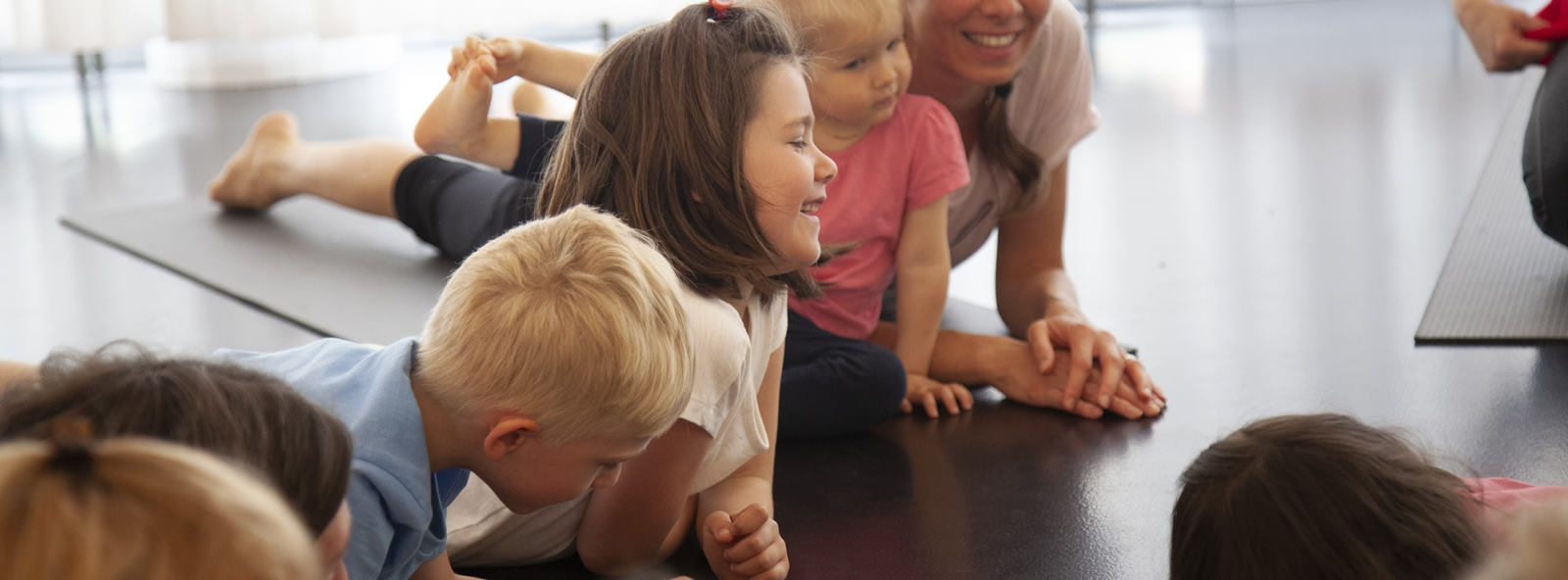 kids yoga in the kindergarten