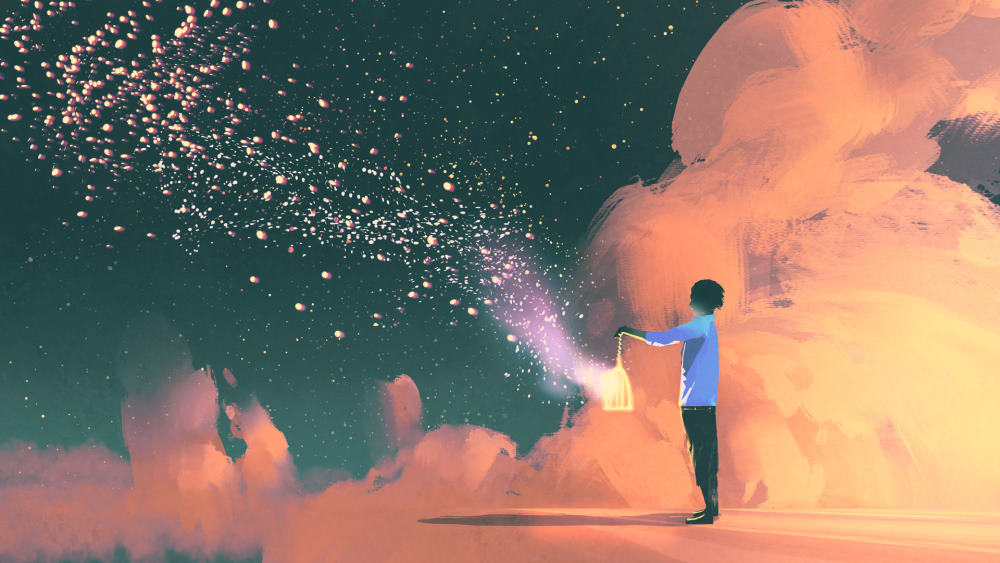 Fulfillment of desires through awareness and the power of thoughts