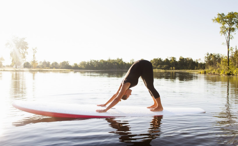 Paddle yoga