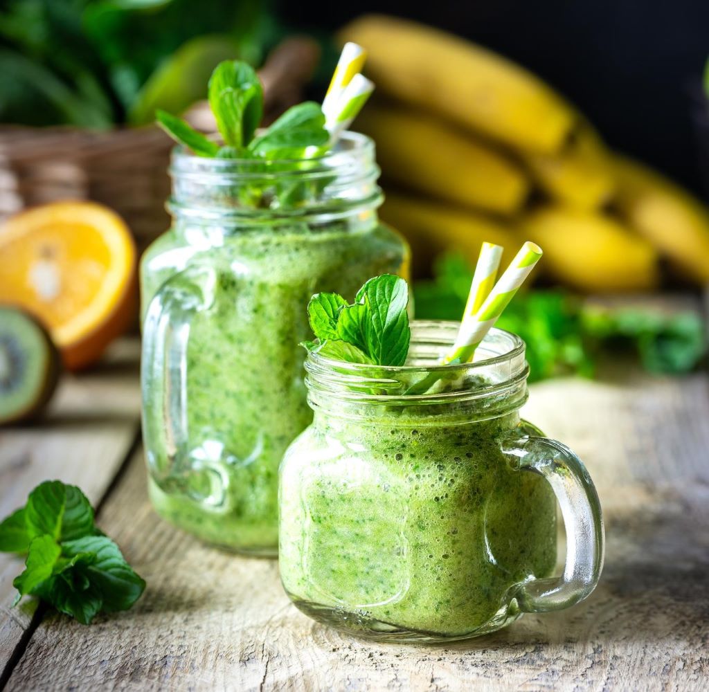 Зеленый смузи для детокса