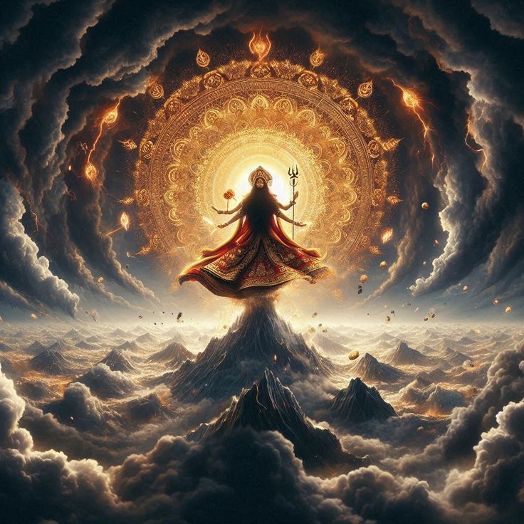 Дурга как воительница