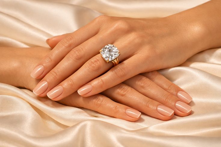 Роскошное кольцо с бриллиантом