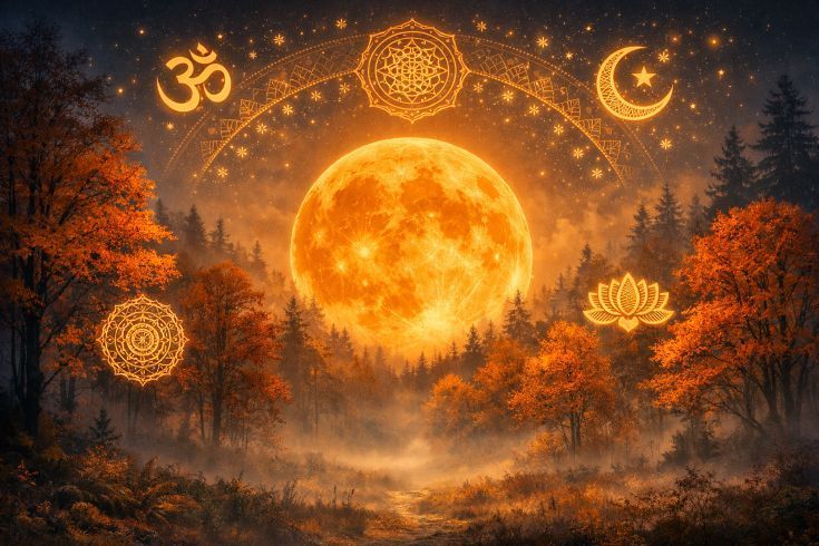 Яркий лунный свет