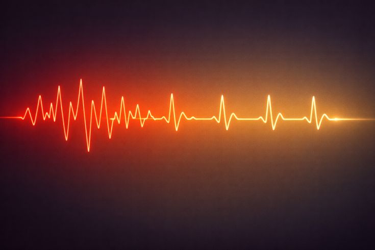 Линия пульса_ от хаоса к спокойствию