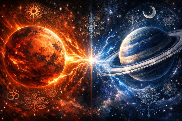 Энергетическое напряжение между планетами