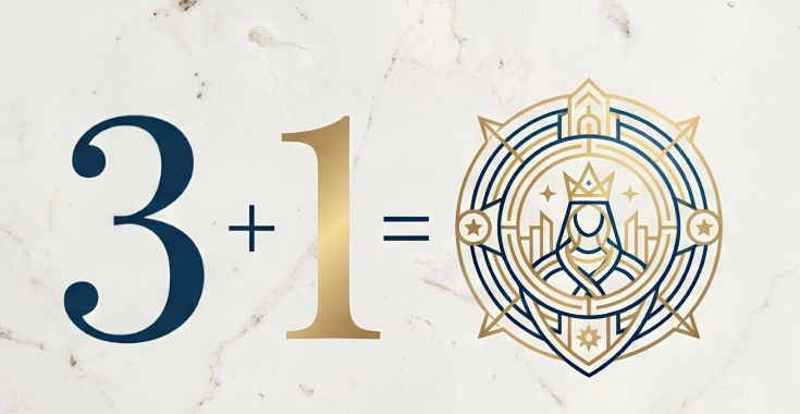 Три плюс один