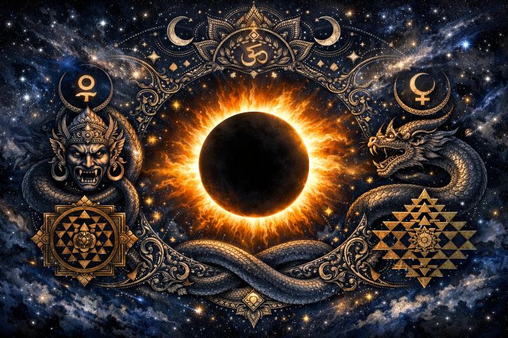 Драматическое ночное небо с яркими звездами