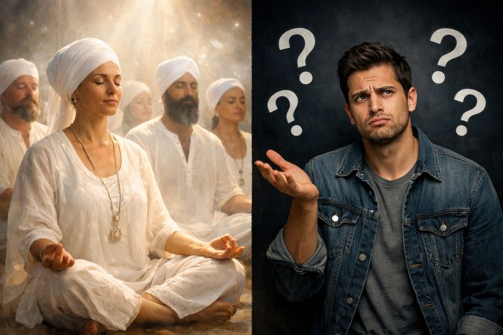 Практикующие кундалини против задающего вопросы человека