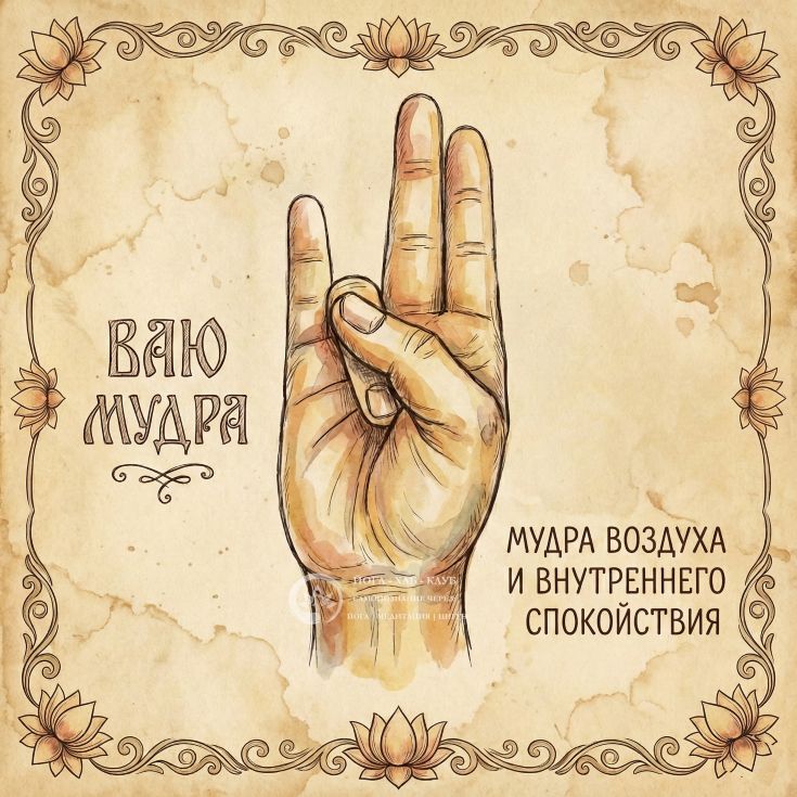 Мудра воздуха и внутреннего спокойствия