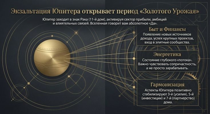 Юпитер в Раке
