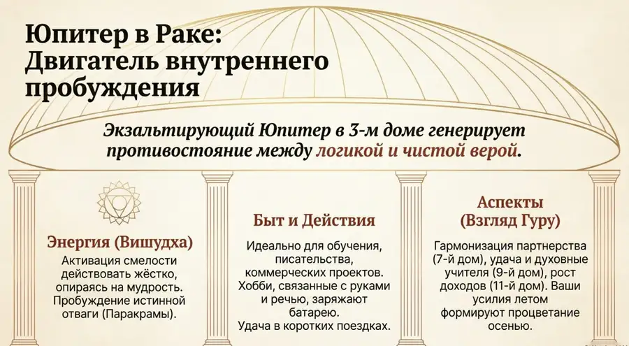 Лагна Тельца 2026 Юпитер в раке