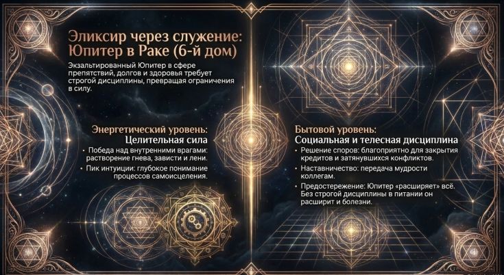 Юпитер в Раке
