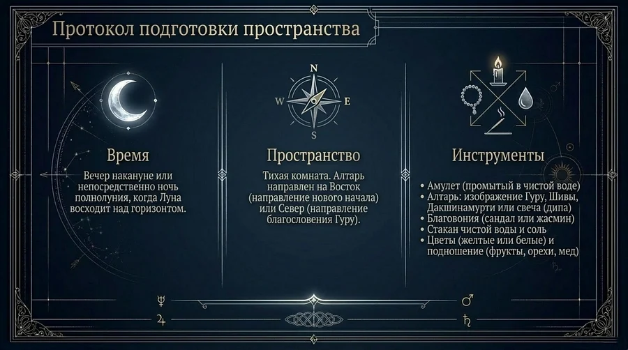 подготовка пространства