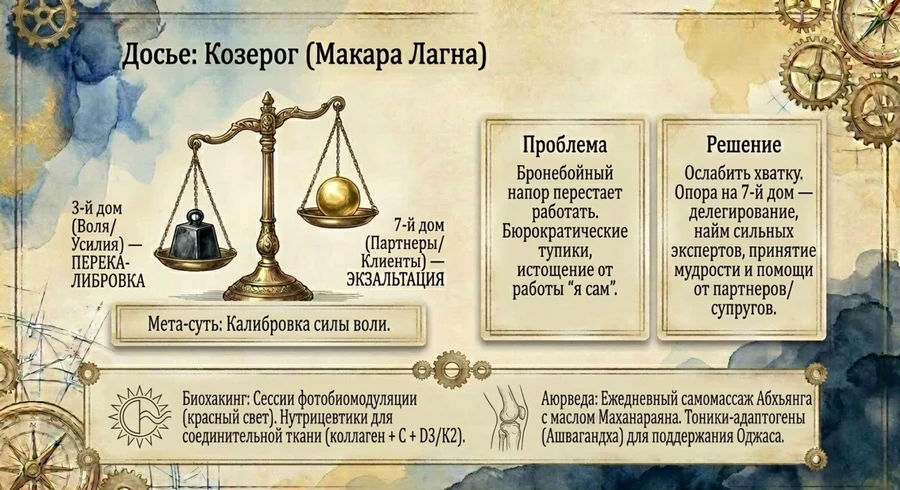 Ретро Сатурн 2026 Козерог