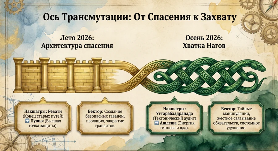 Ретро Сатурн 2026 переход лето - осень
