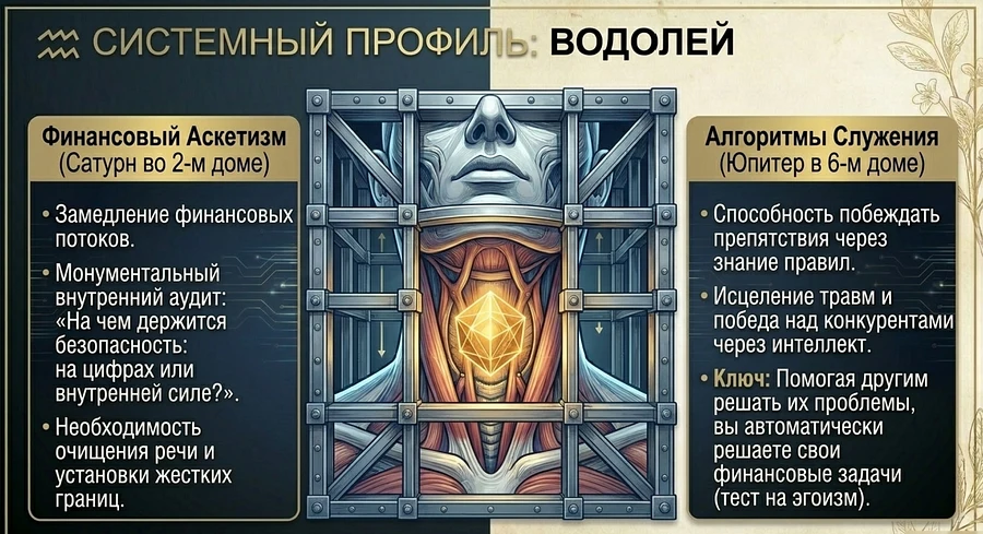 Ретро Сатурн 2026 Водолей