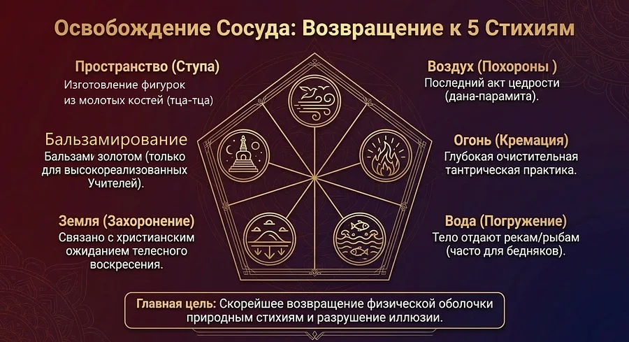 Пять вариантов захоронения тела